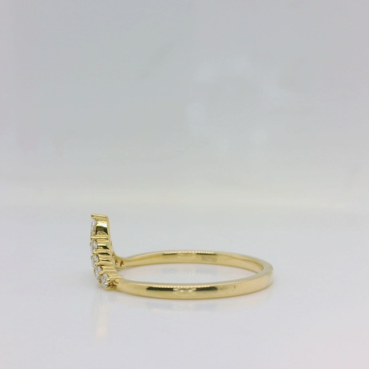 Yellow Wishbone Ring