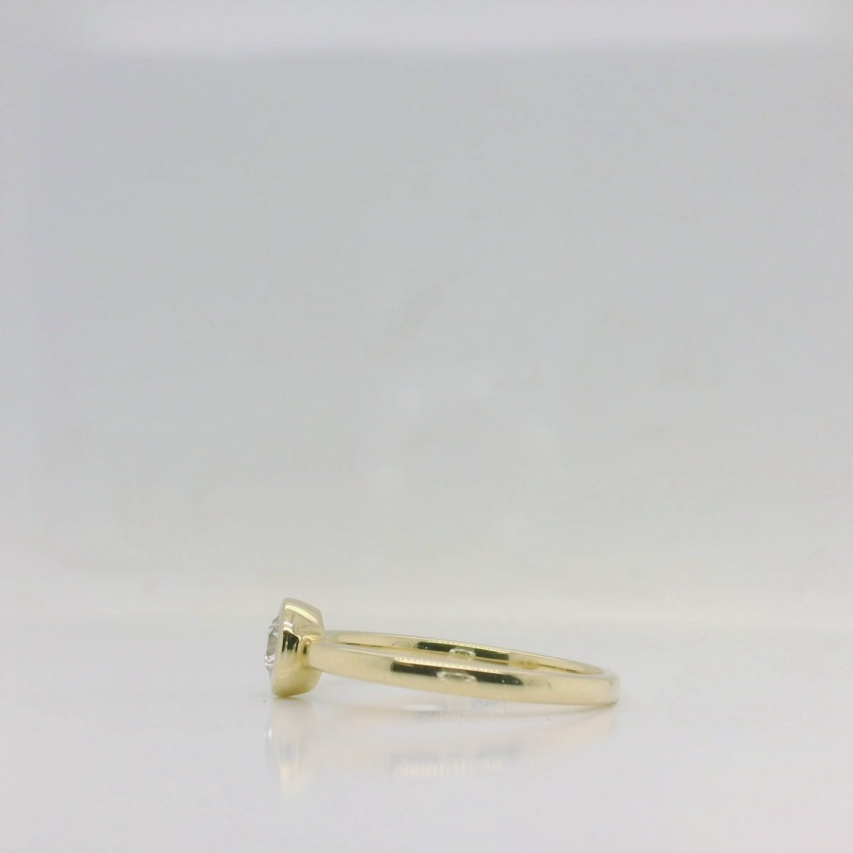 Bezel Set Solitaire Ring