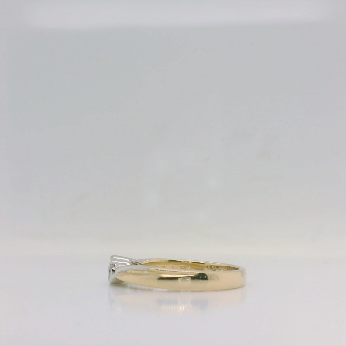3 Stone Bezel Set Ring