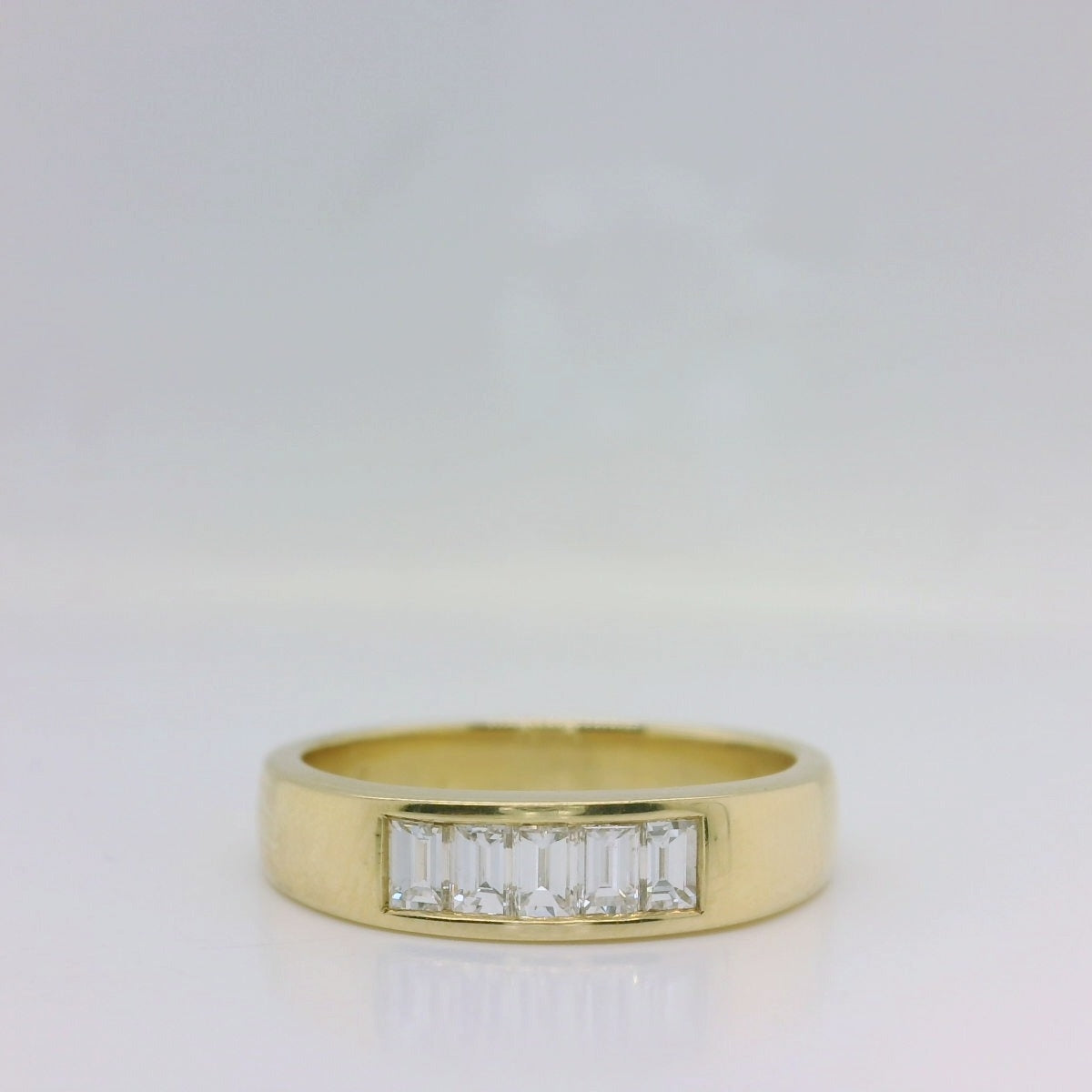 Baguette Channel Set Ring