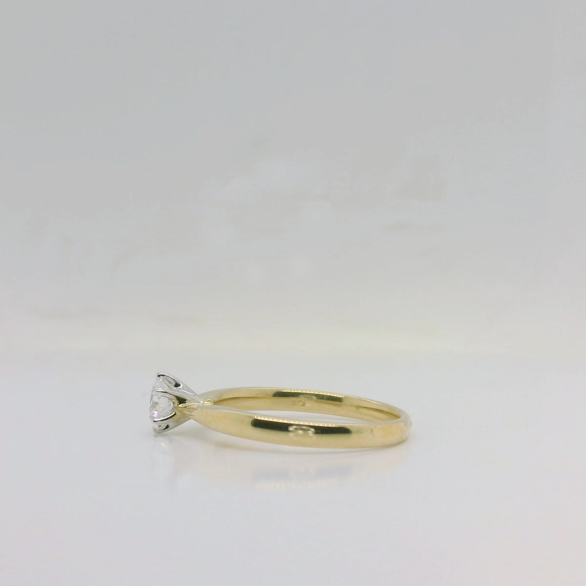 Lab Diamond Solitaire Ring