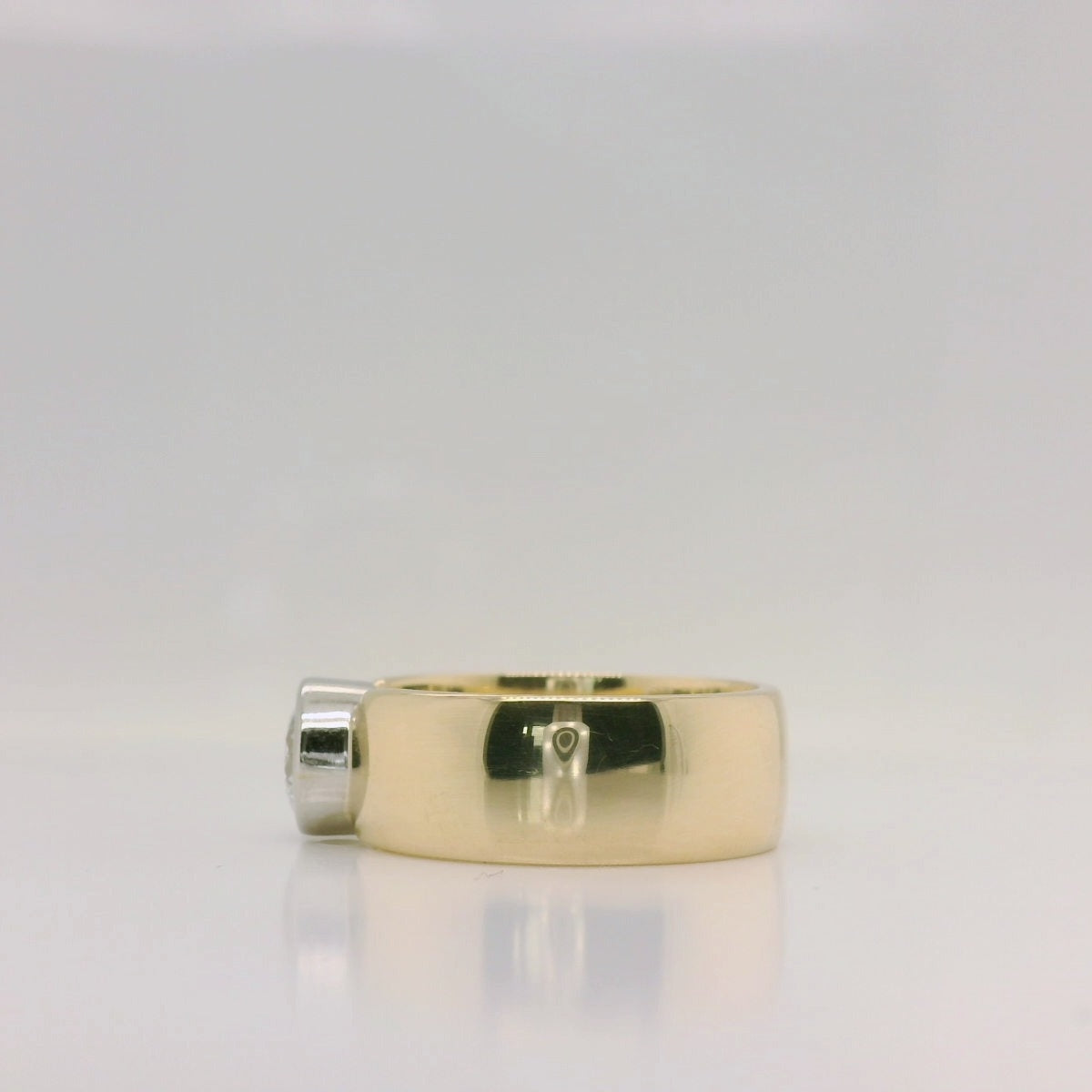 Lab Diamond Solitaire Ring