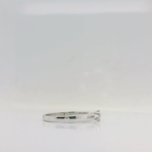 Channel Set Shoulder Diamond Ring