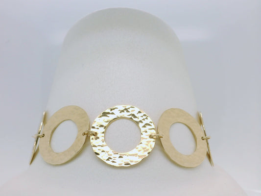 Circle Textured Bracelet