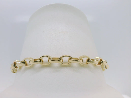 Oval Belcher Bracelet