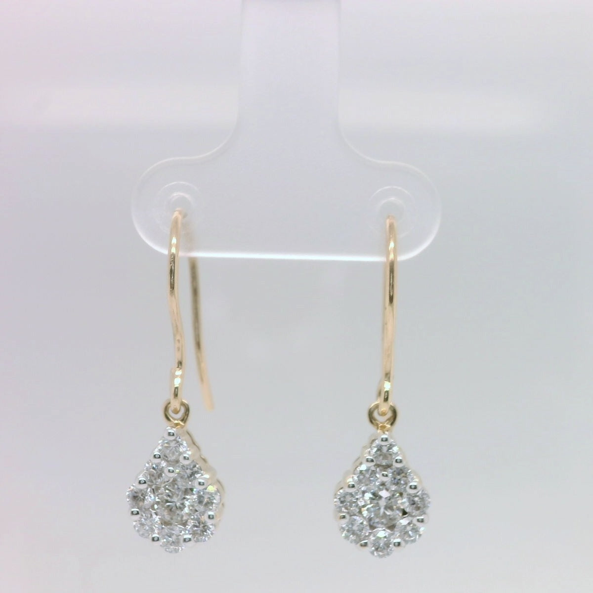 Teardrop Cluster Earrings
