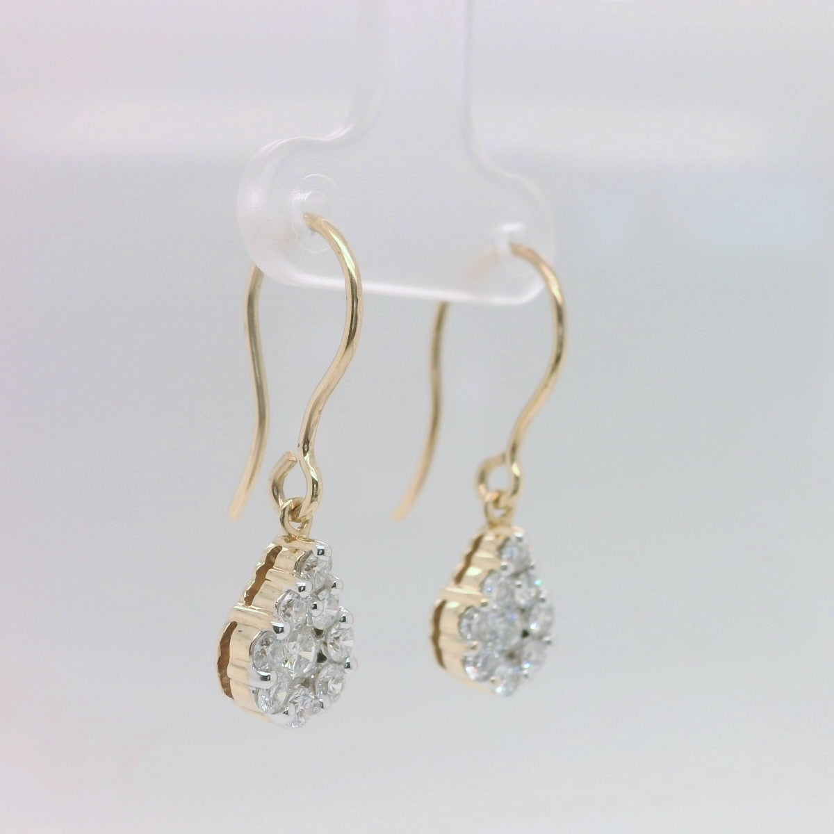Teardrop Cluster Earrings
