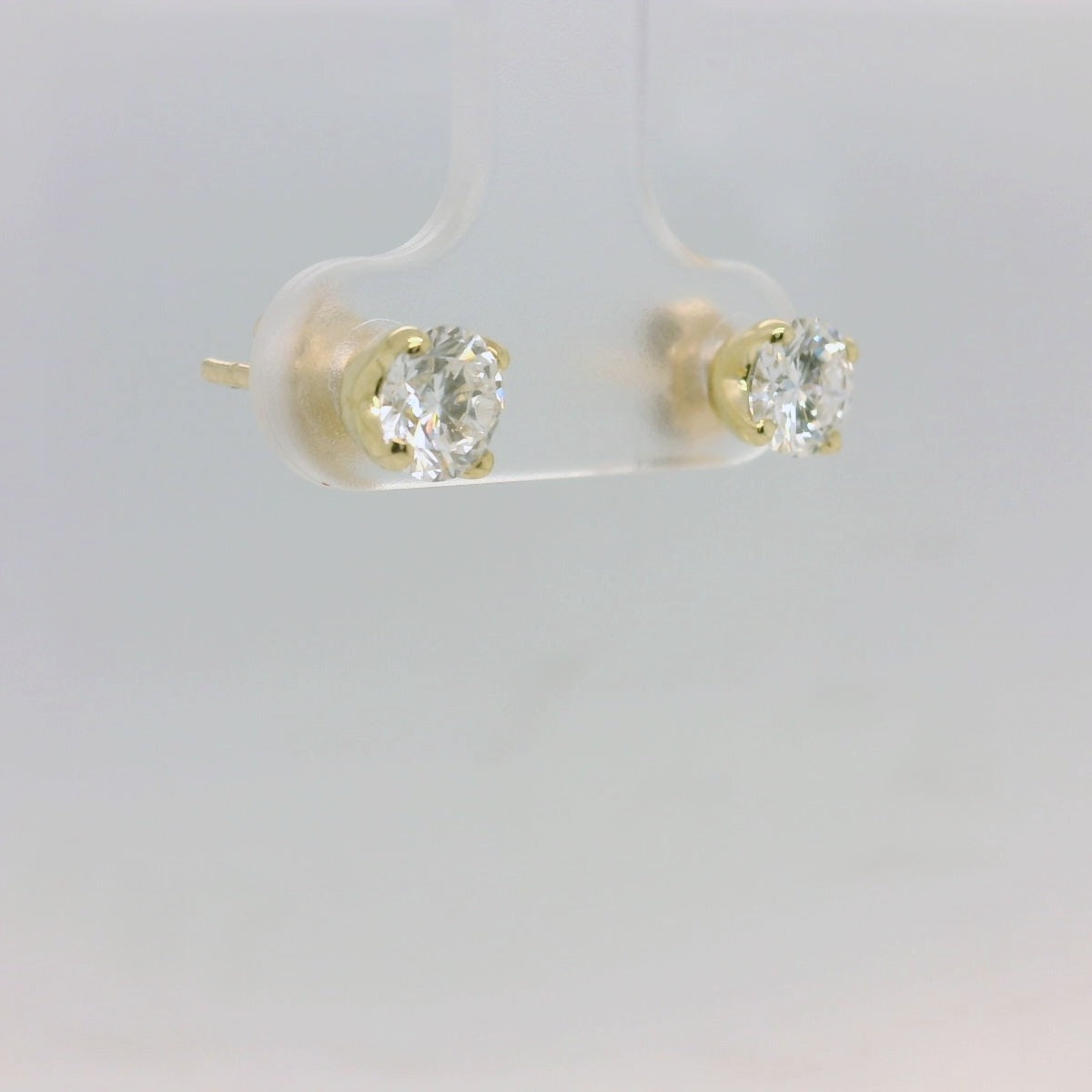 1ct Yellow Lab Diamond Studs