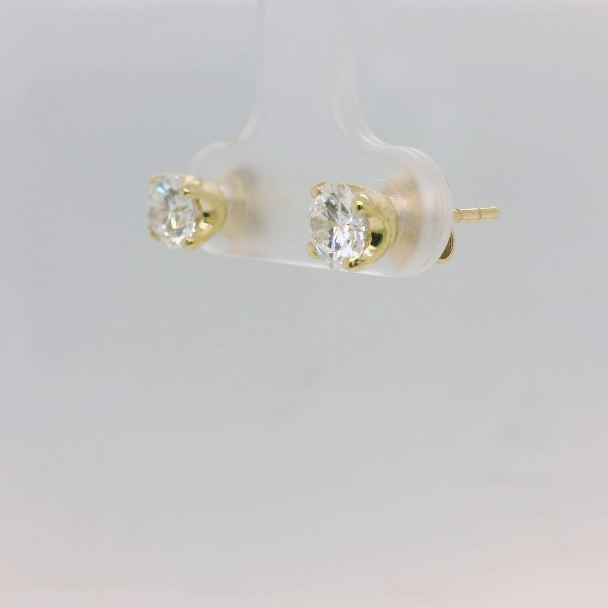 1ct Yellow Lab Diamond Studs