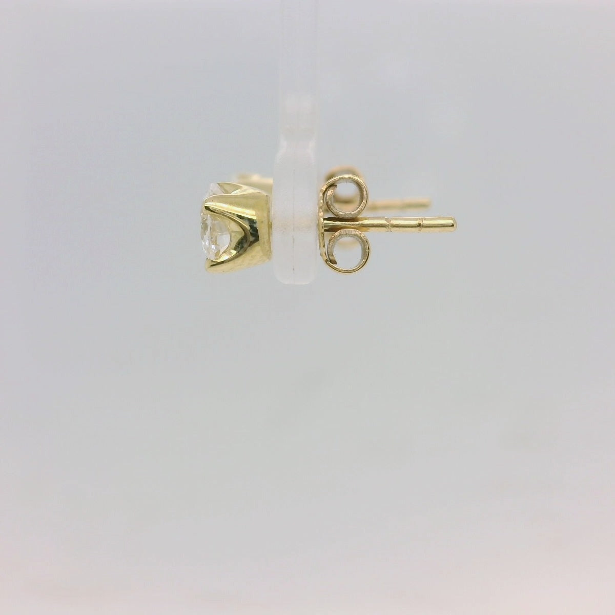 1ct Yellow Lab Diamond Studs