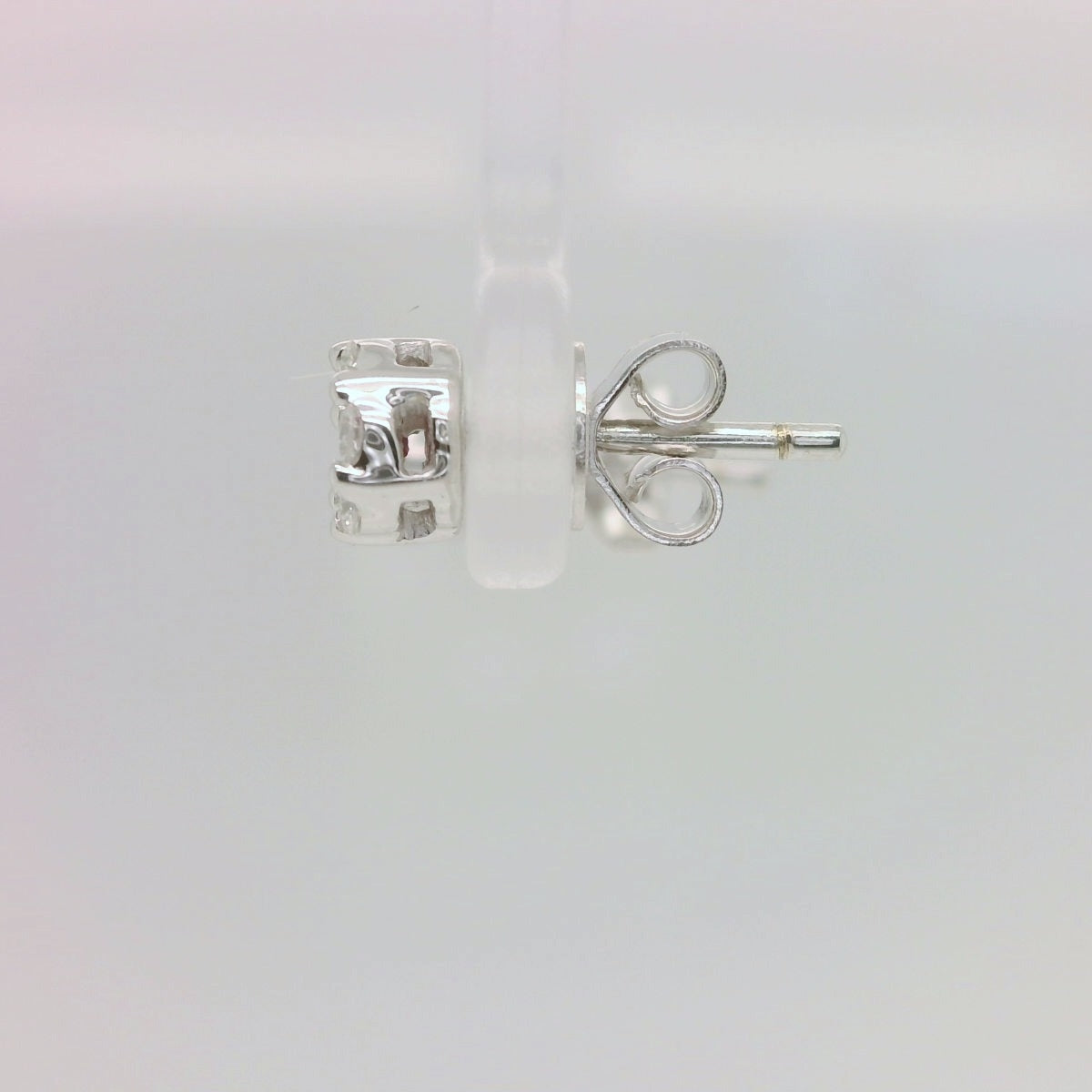 Ruby Cluster Stud Earrings