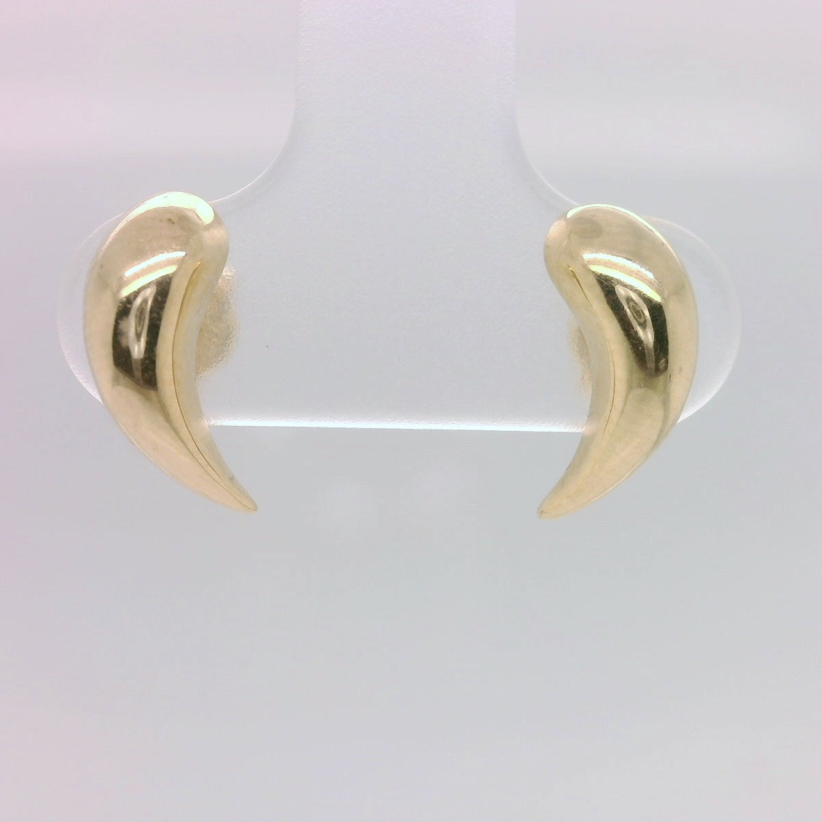 Curved Teardrop Earring