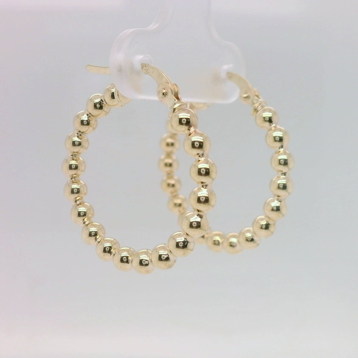 Ball Hoop Earrings