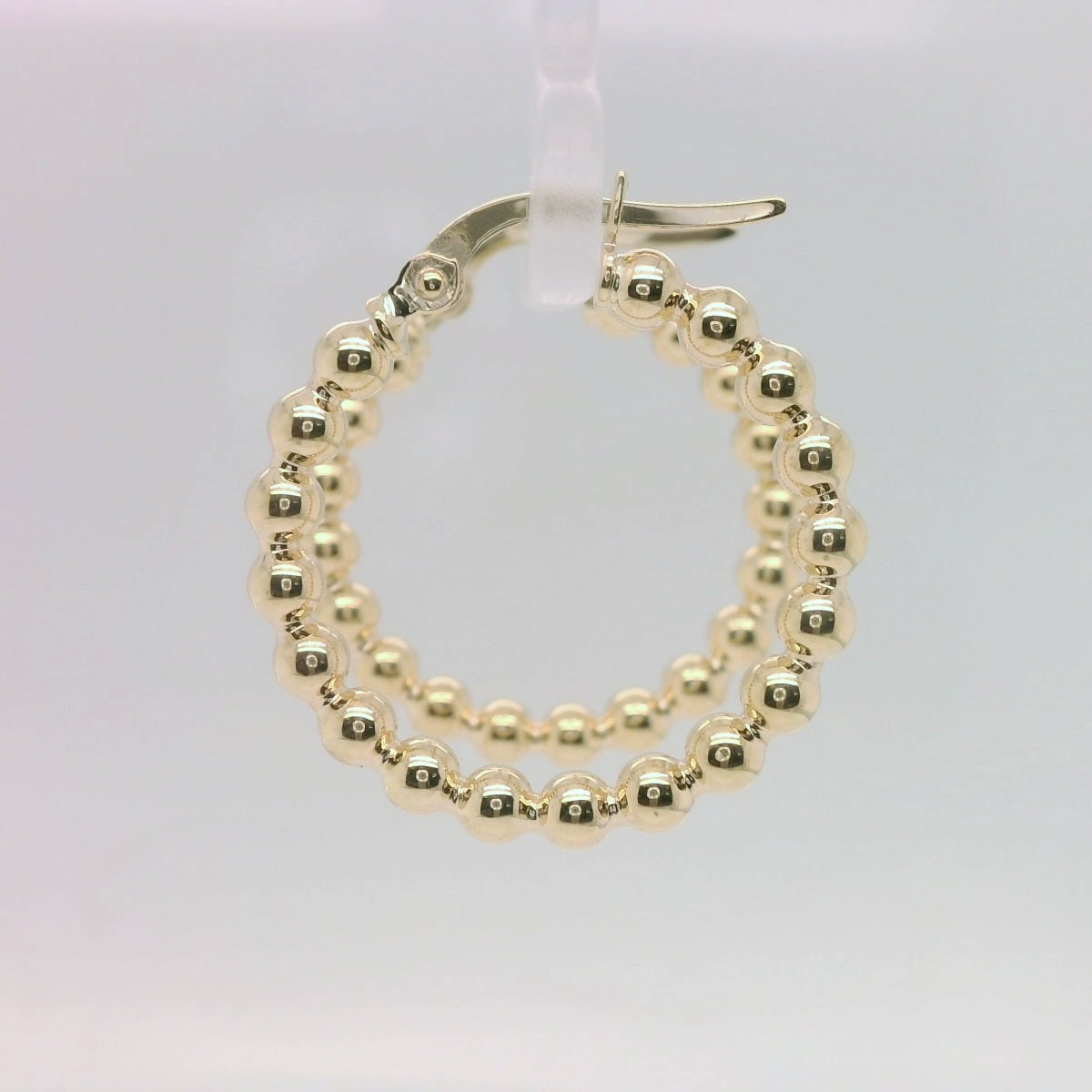 Ball Hoop Earrings