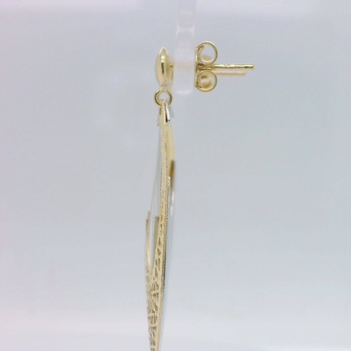 Teardrop Fretwork Earrings