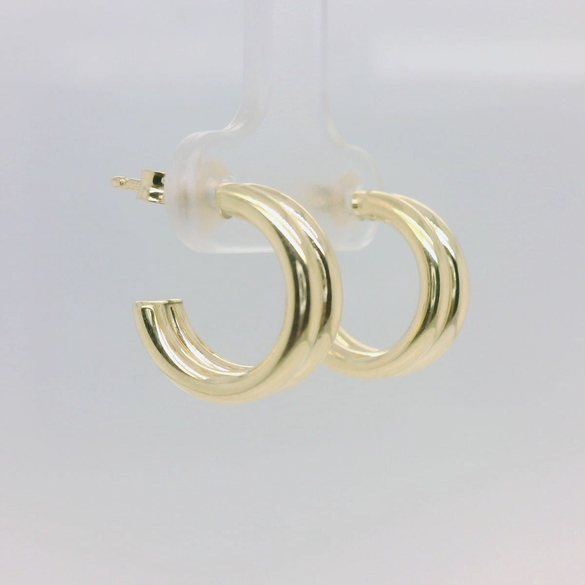 Double Half Hoop Earring