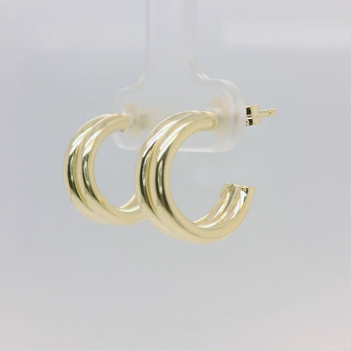 Double Half Hoop Earring