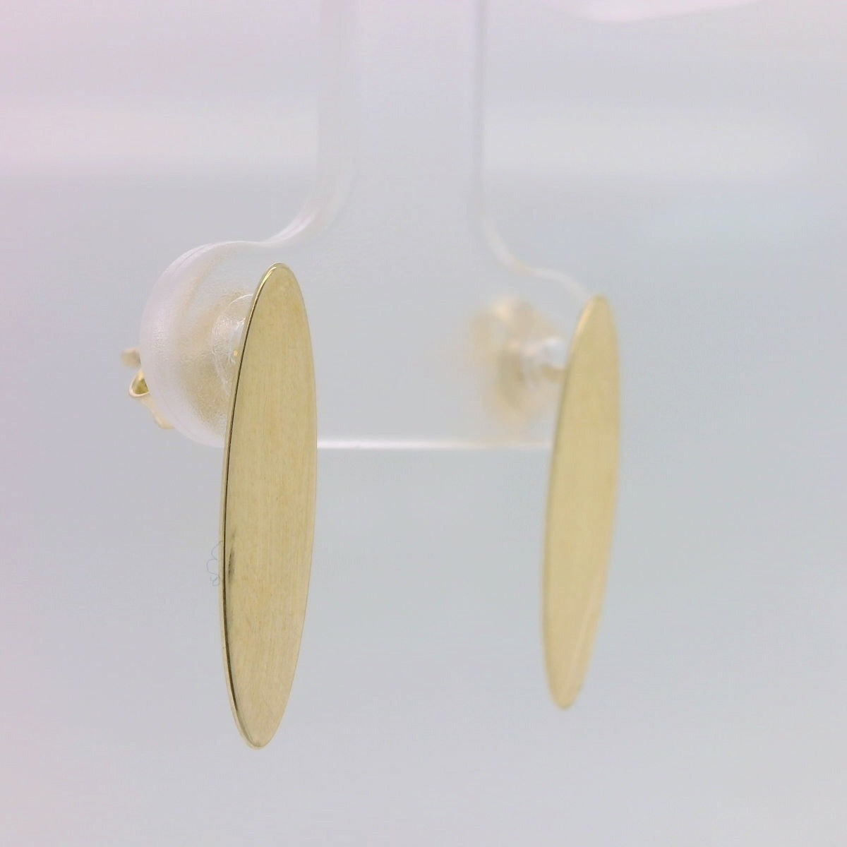 Flat Oval Earrings