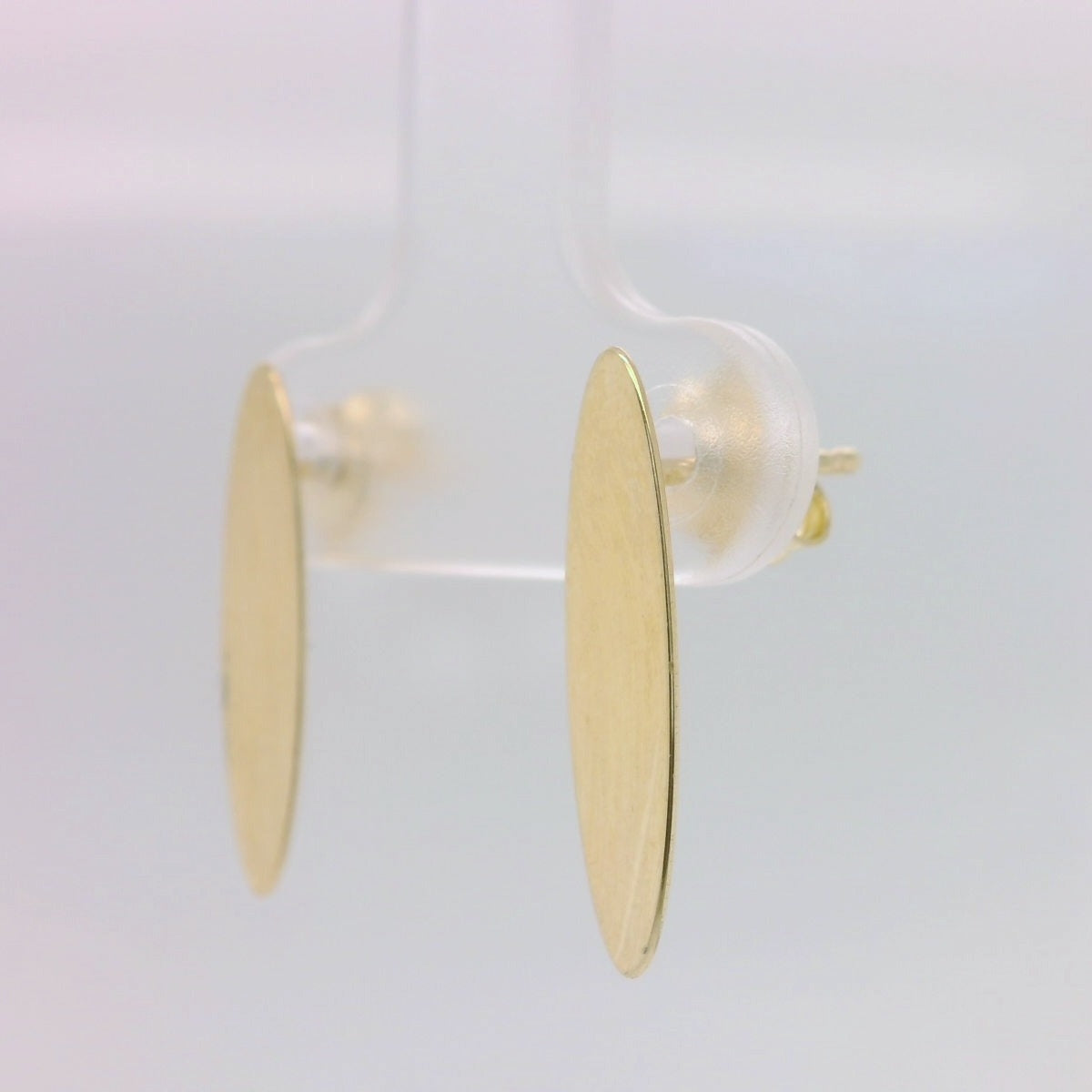 Flat Oval Earrings