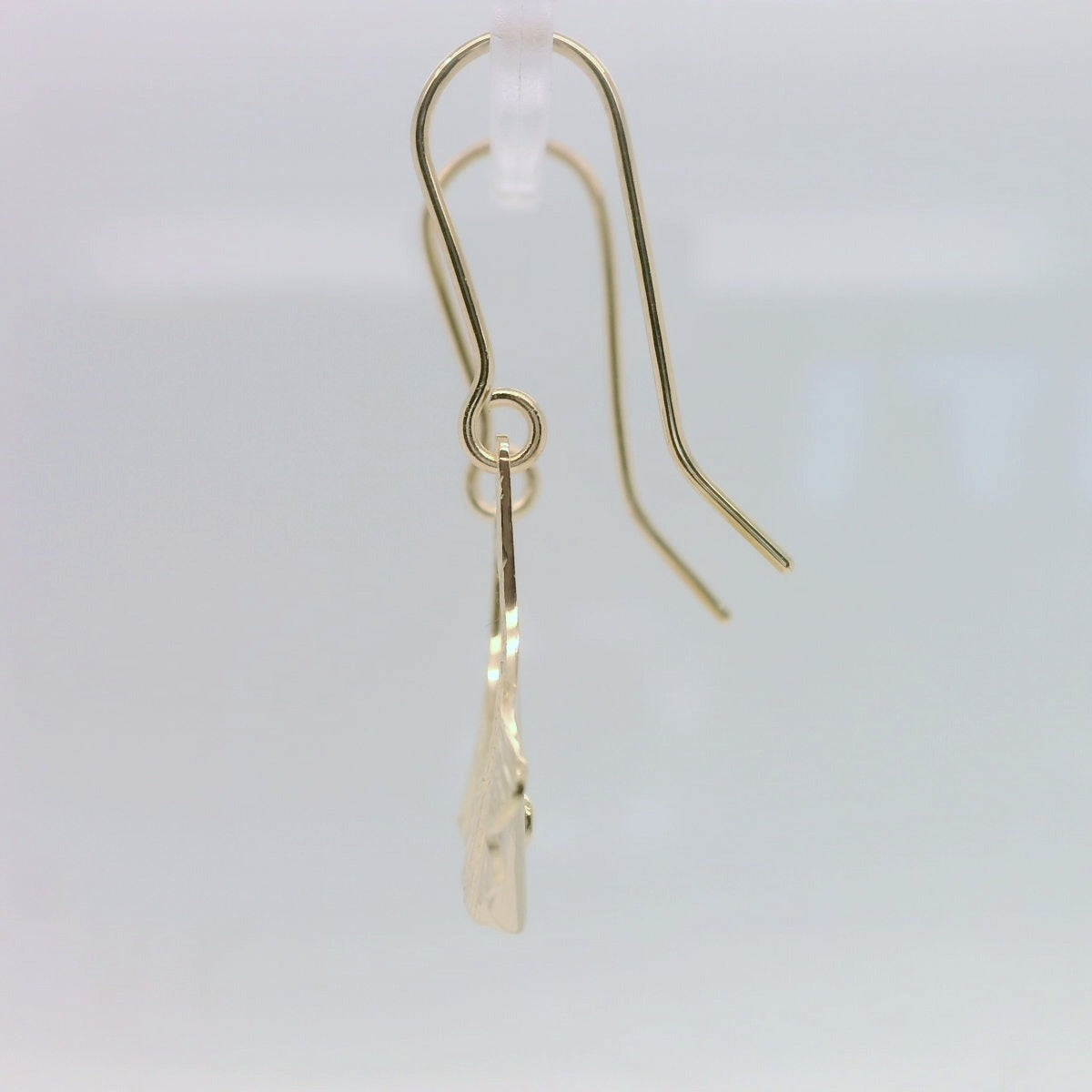 Gold Gingko Leaf Earrings