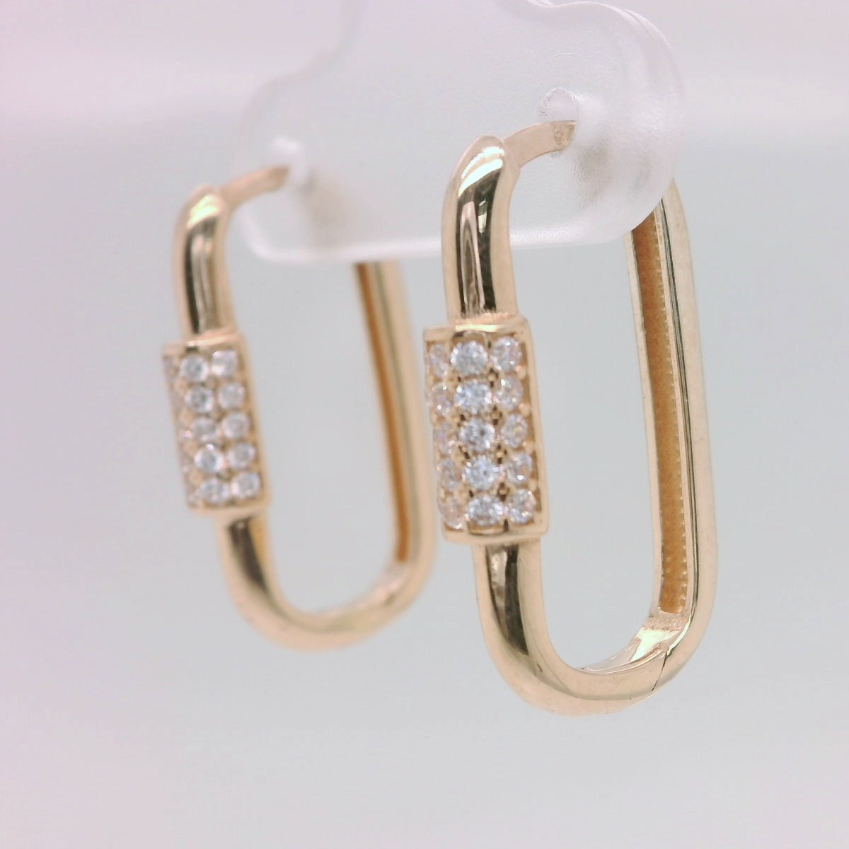 Rose Paperclip Huggie