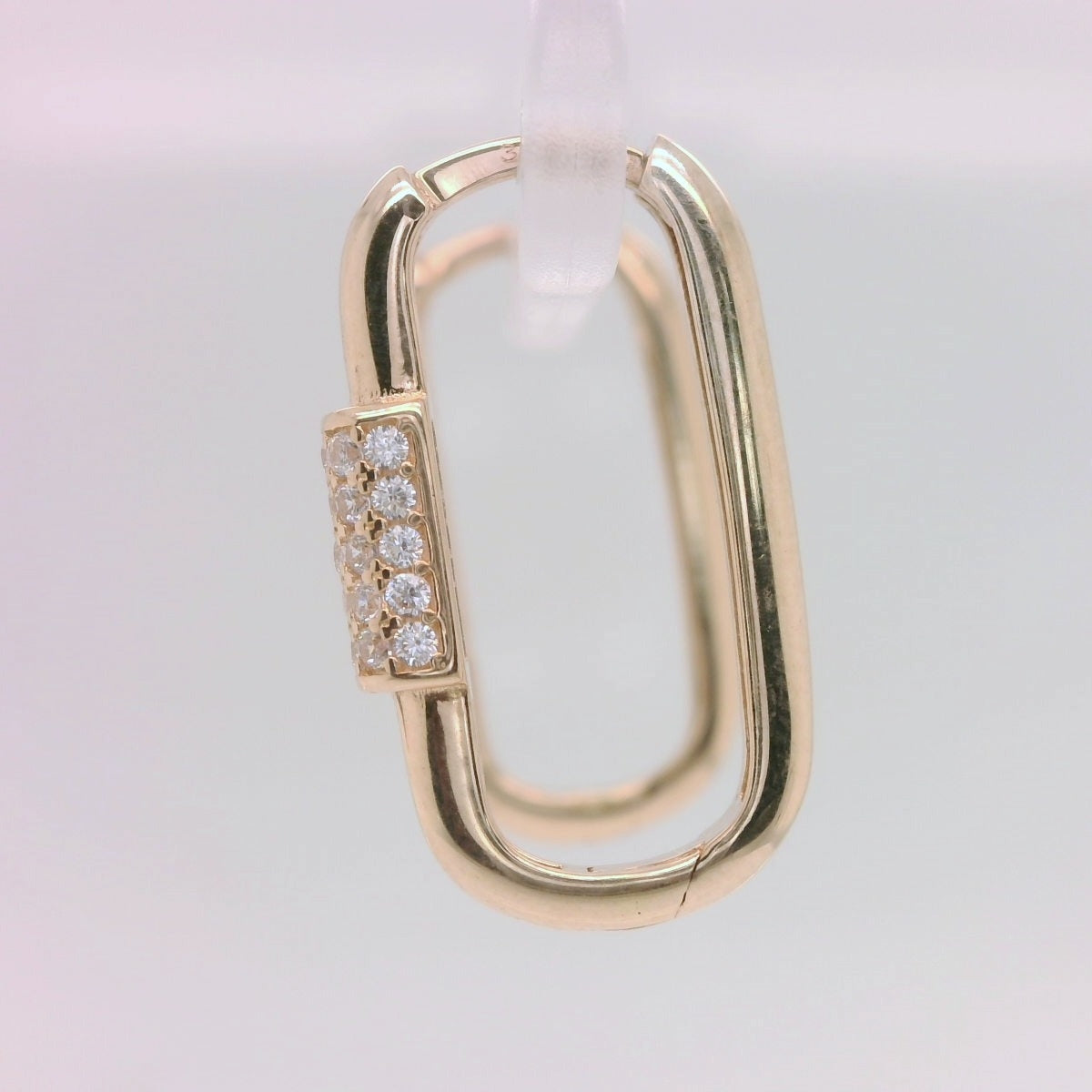 Rose Paperclip Huggie