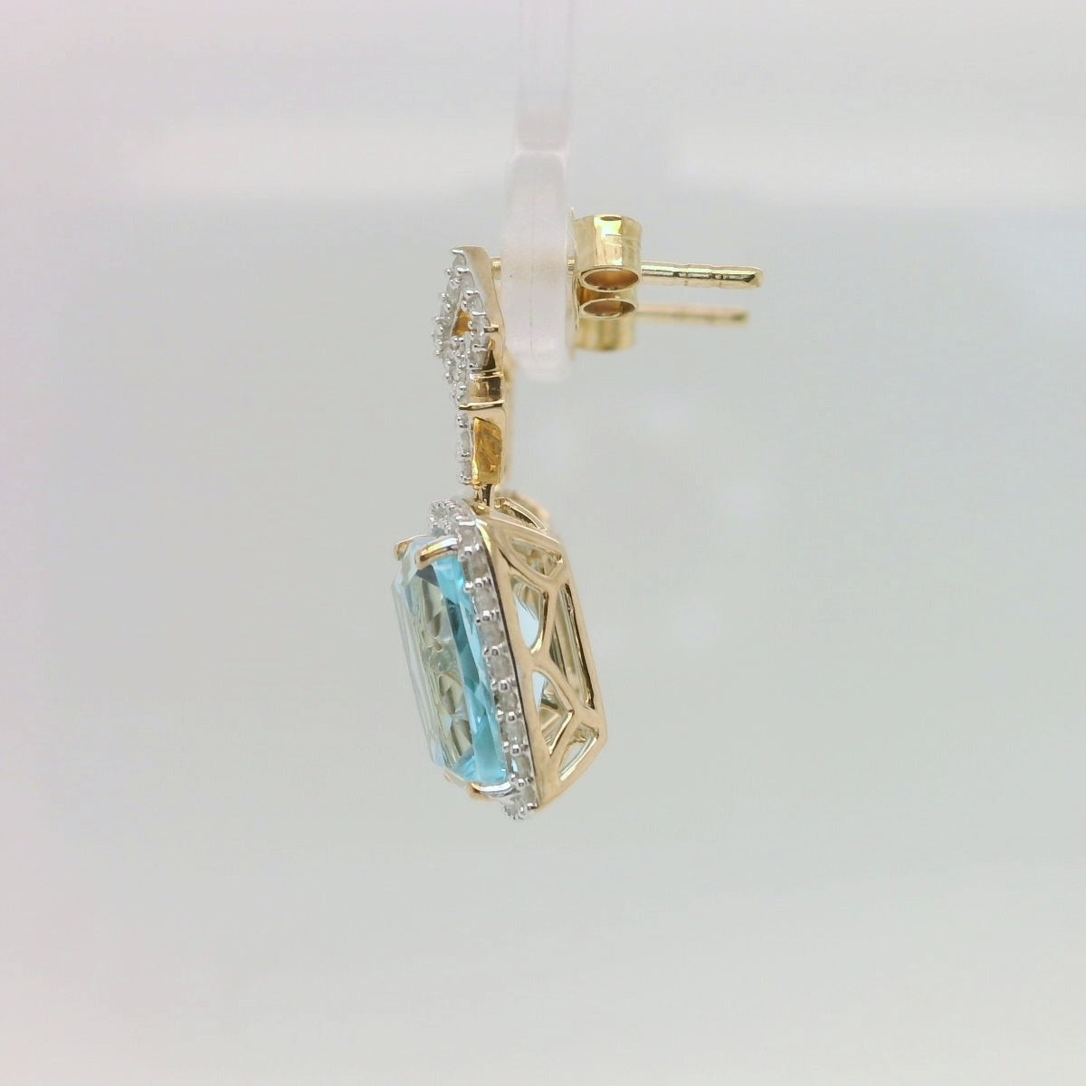 Sky Blue Topaz Earrings