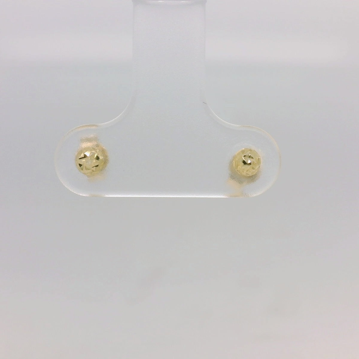 Diamond Cut Studs - 3mm
