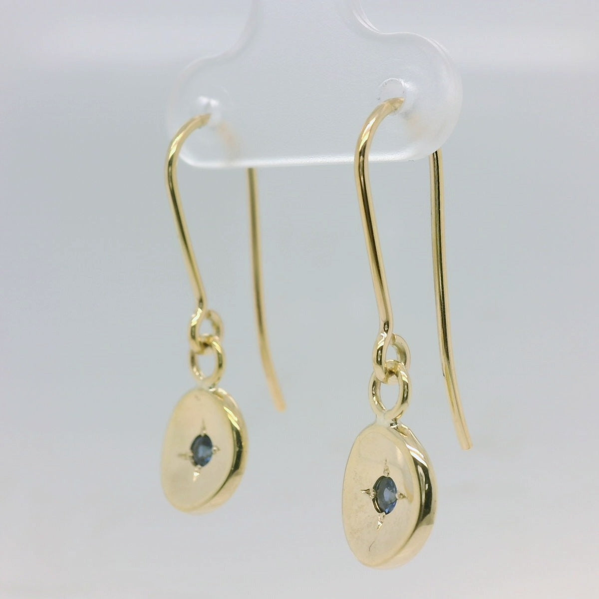 Sapphire Drop Earrings