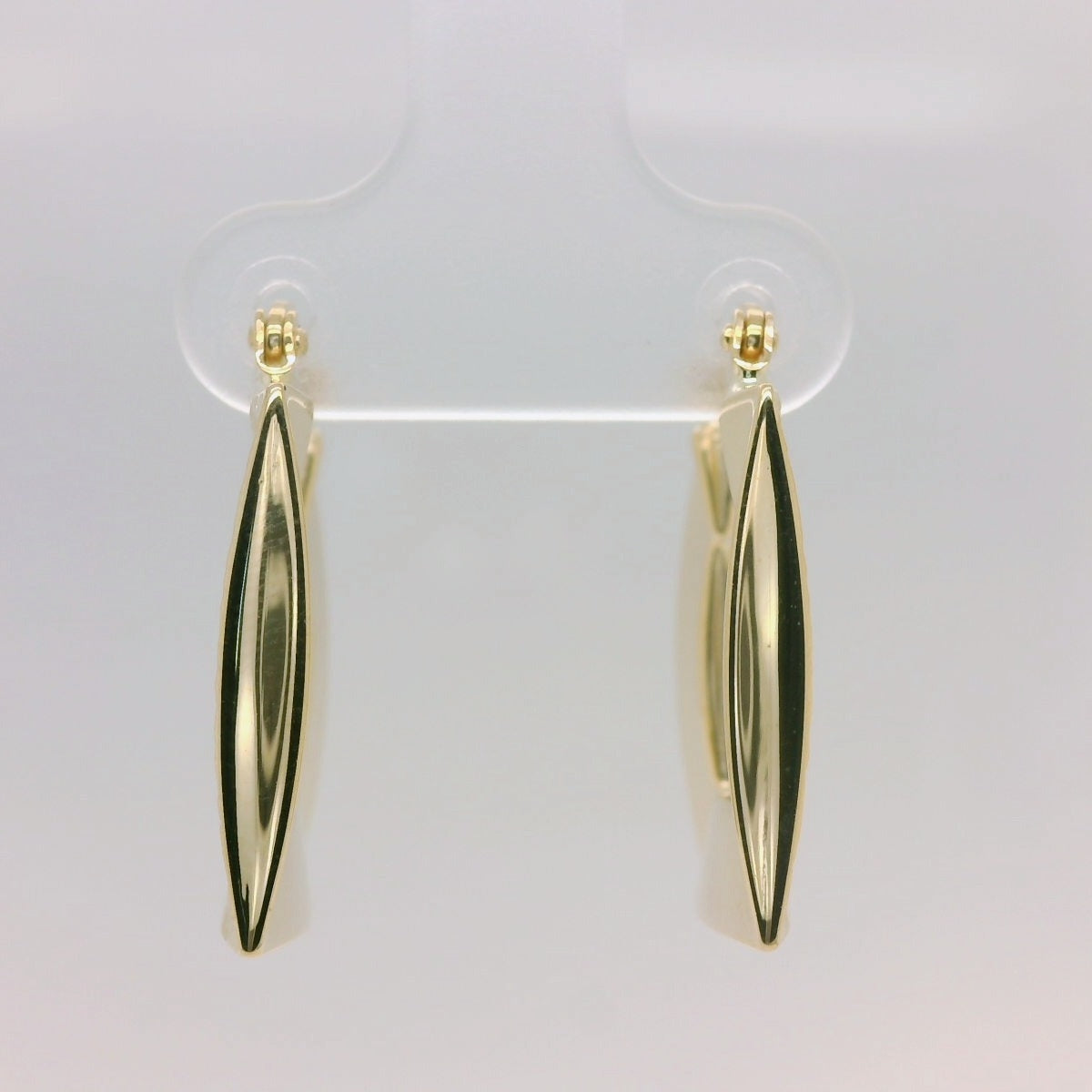 Diamond Cut Square Hoop