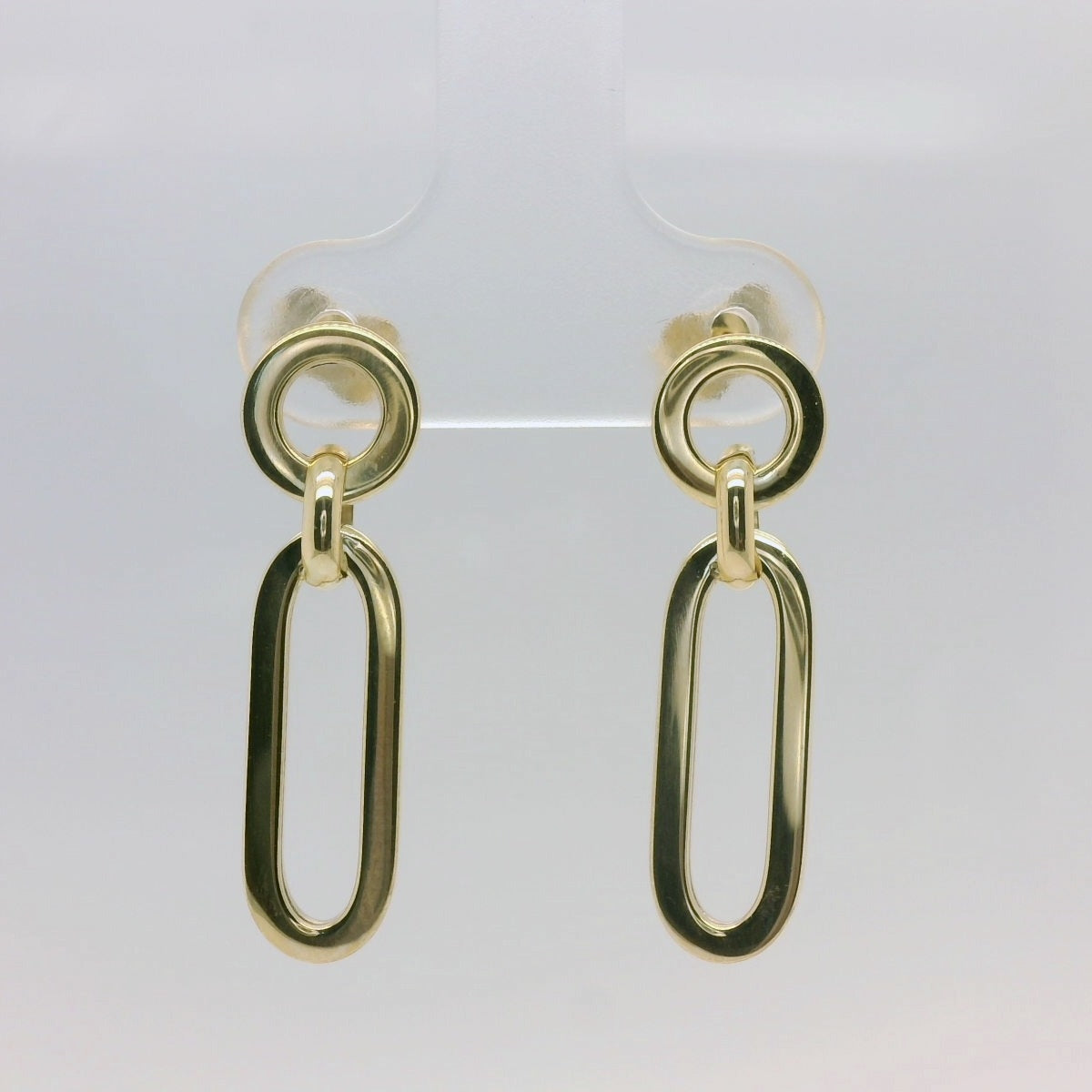 Chain Stud Drop Earring