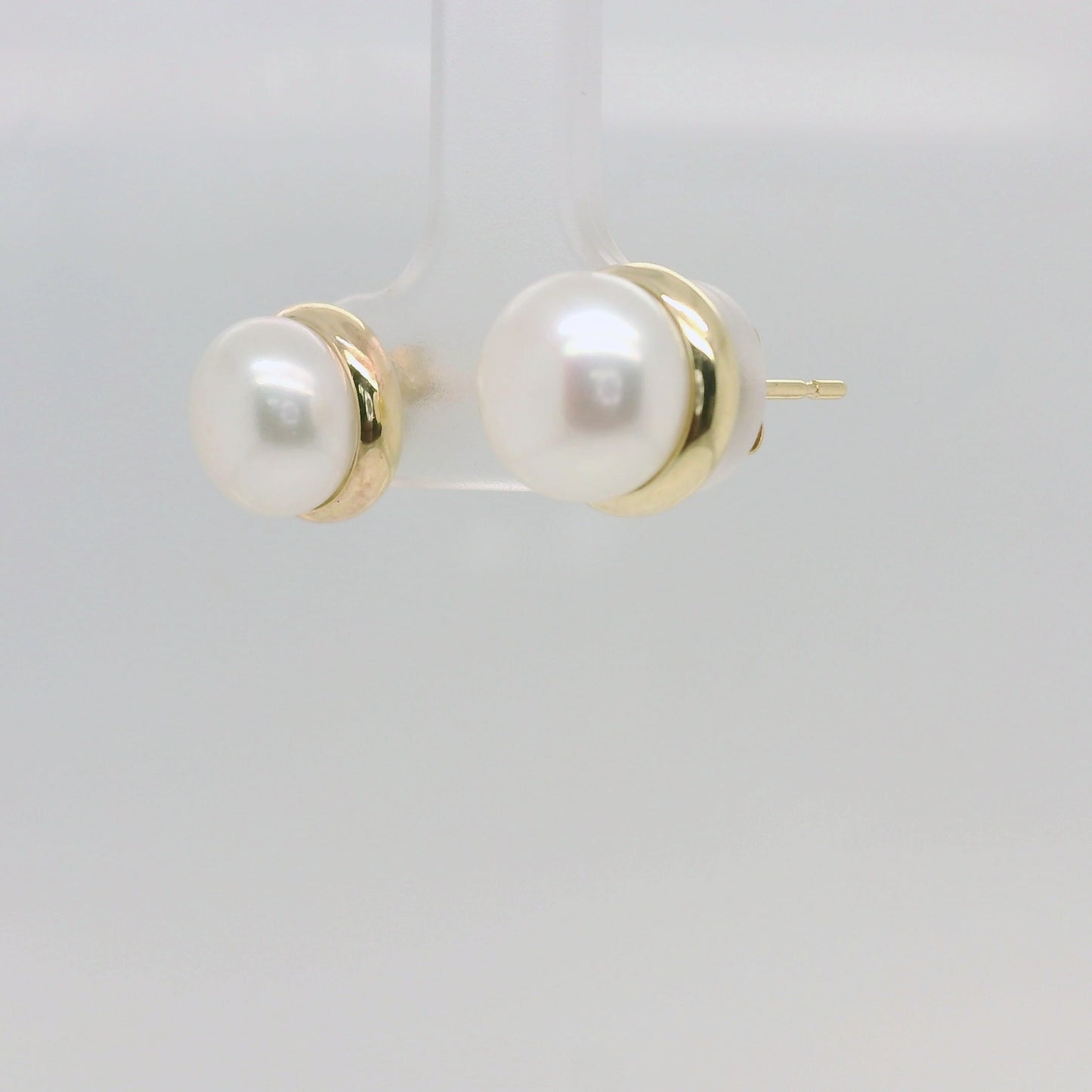 Gold Pearl Studs