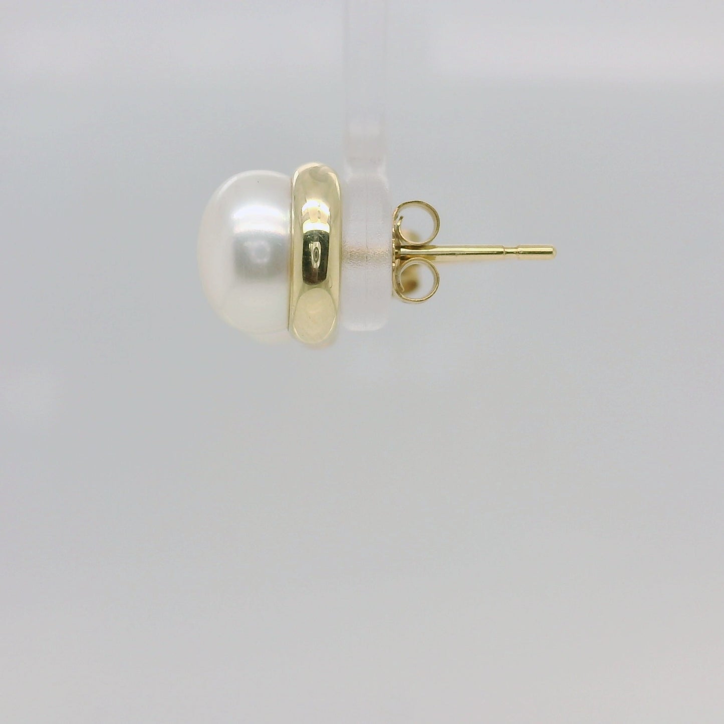 Gold Pearl Studs