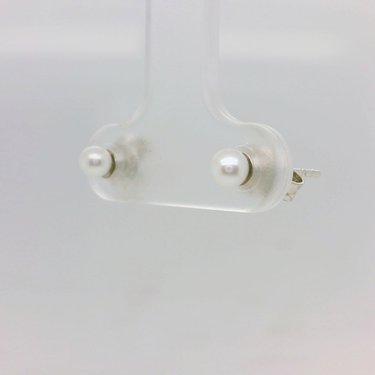 White Seed Pearl Studs