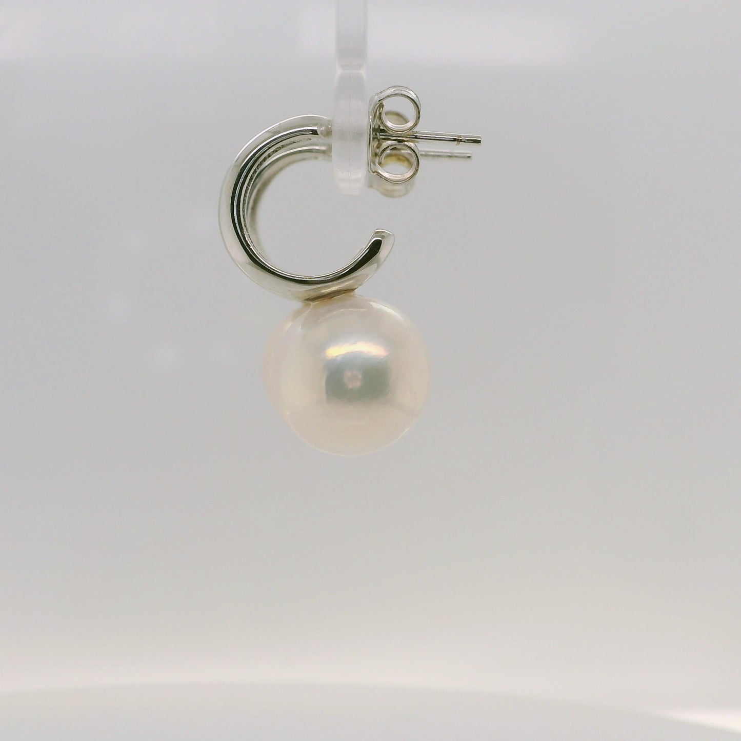 Small Pearl Hoop