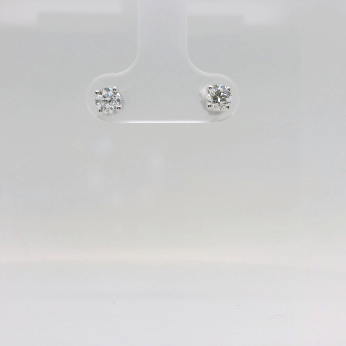 Elegant Diamond Stud Earrings