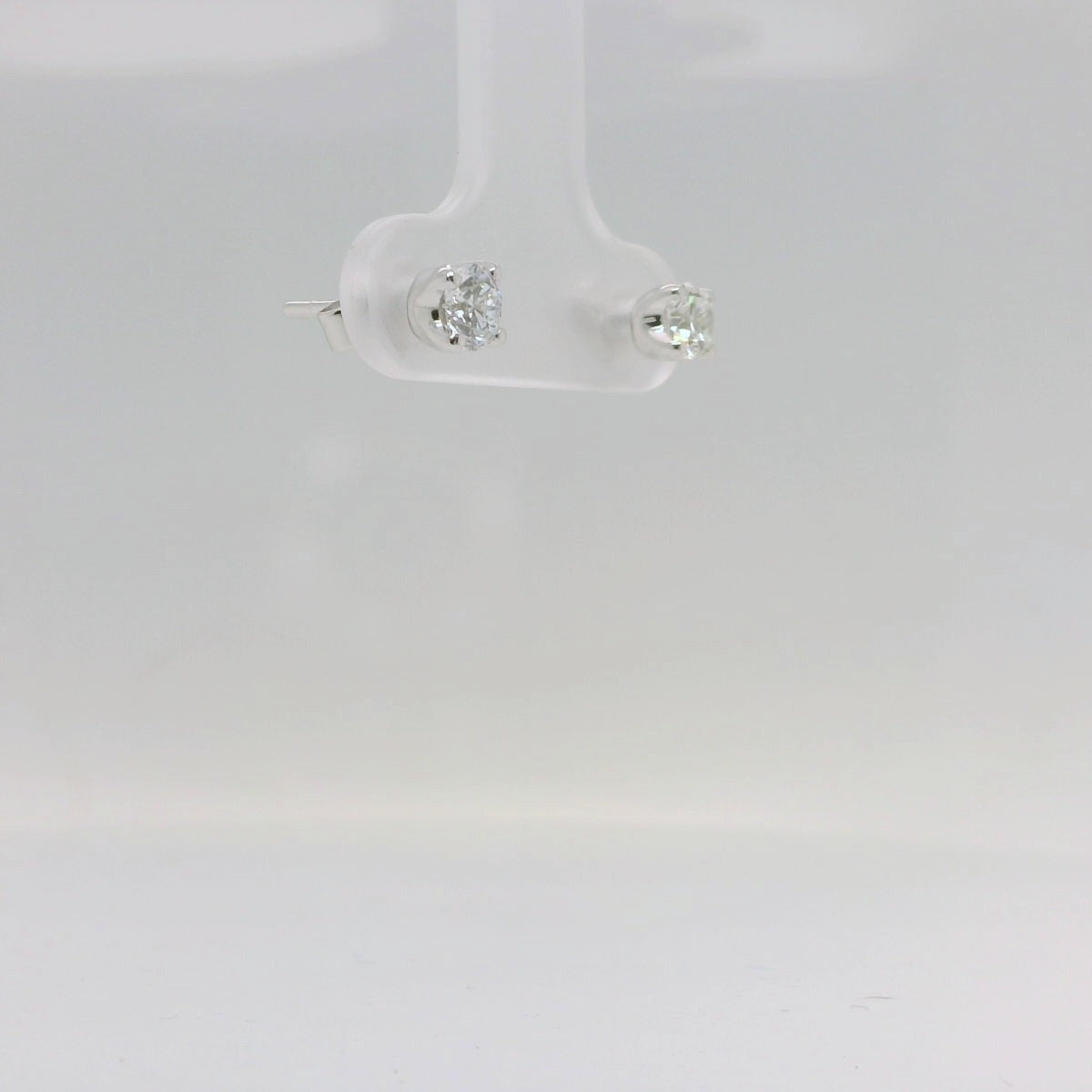 Elegant Diamond Stud Earrings