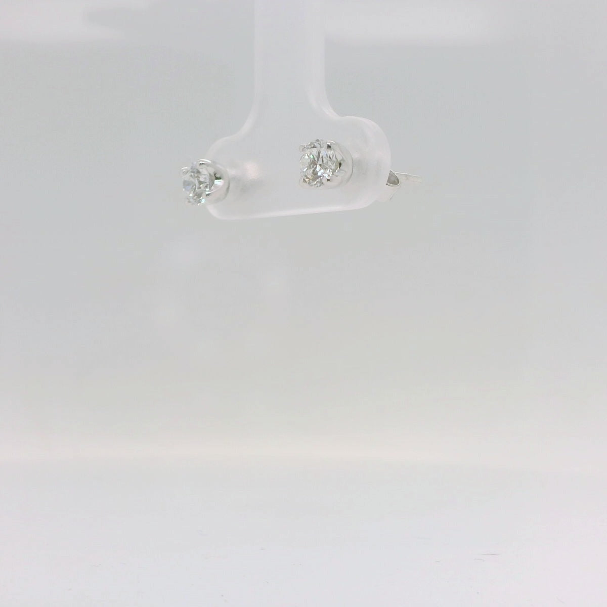 Elegant Diamond Stud Earrings