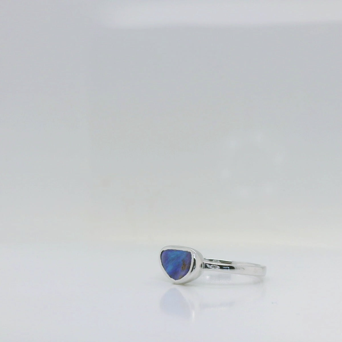 Boulder Opal Ring