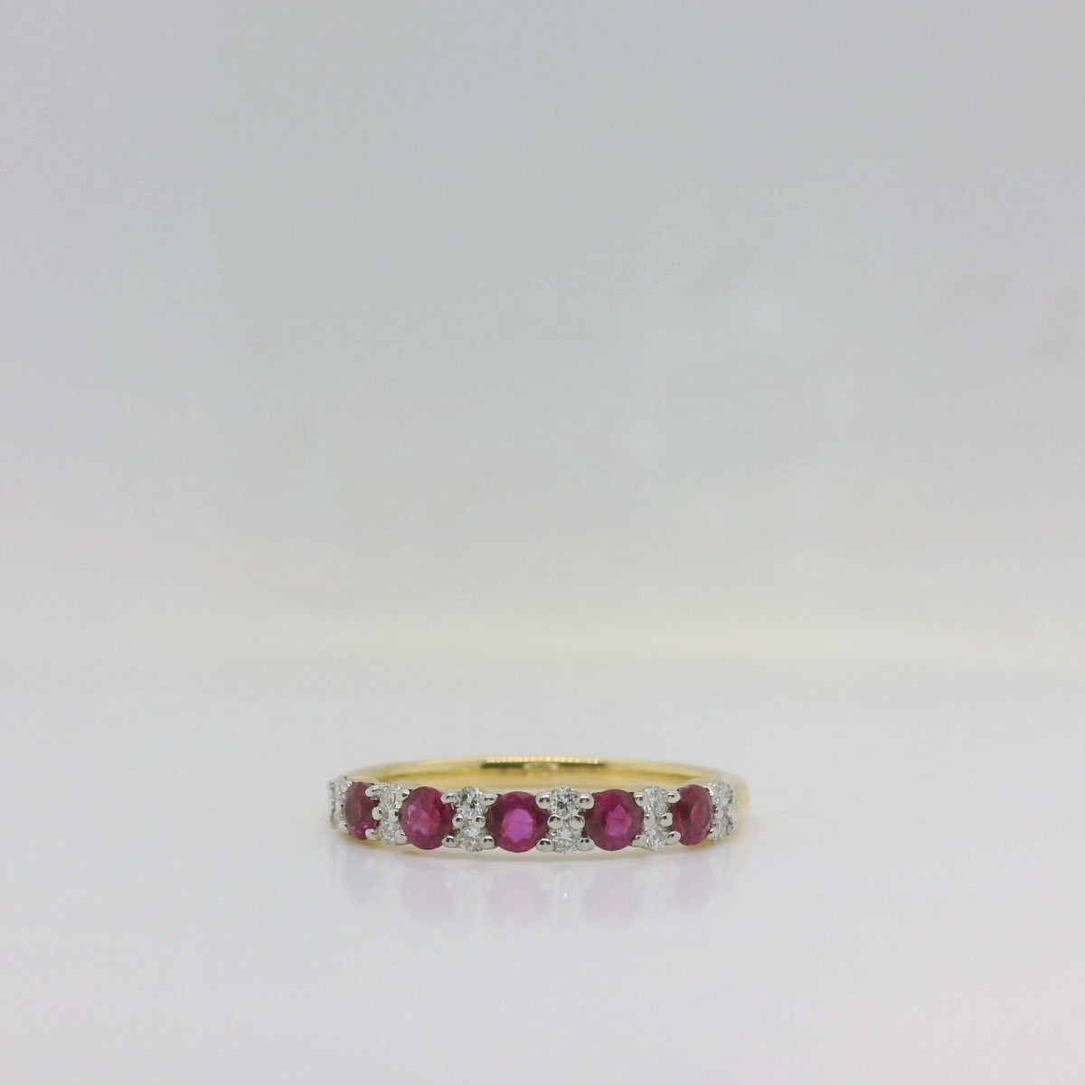 Ruby Diamond Eternity Ring