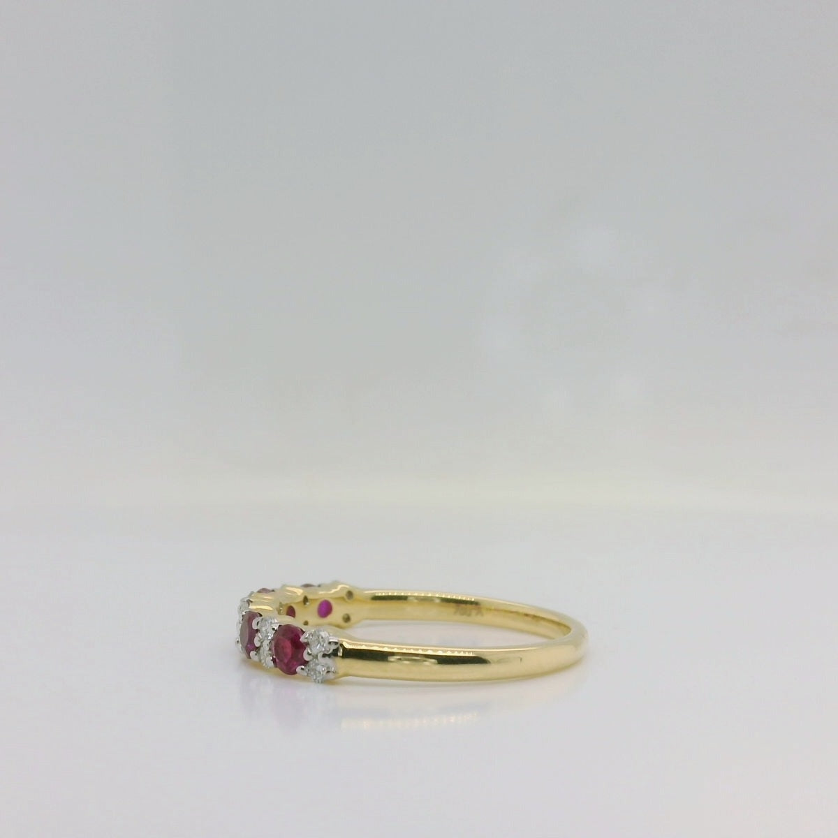 Ruby Diamond Eternity Ring