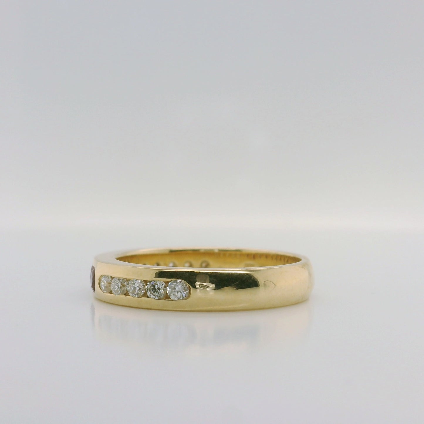 Ruby & Diamond Sectional Channel Set Ring