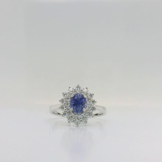 Sapphire & Diamond Cluster