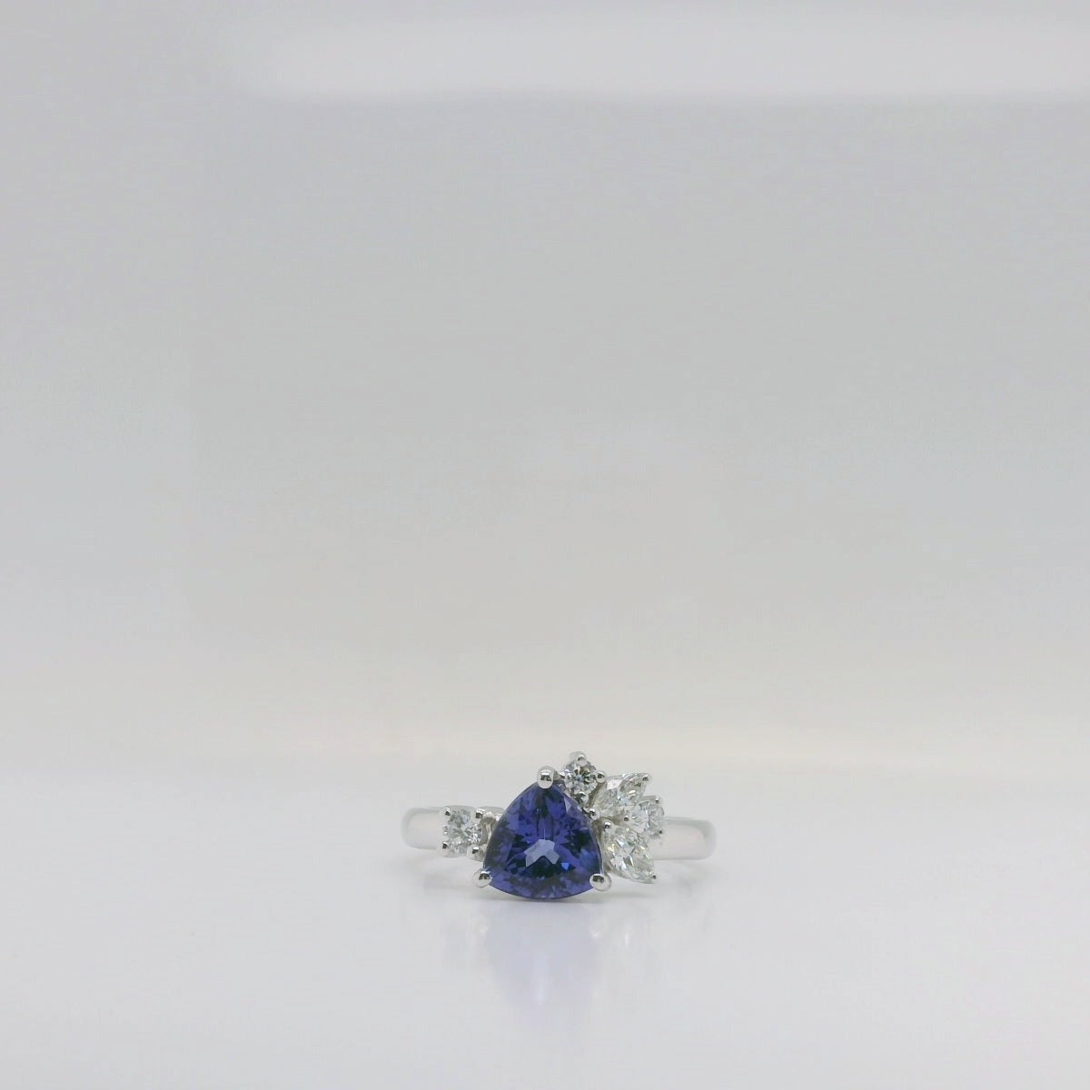 Tanzanite Trilliant Ring
