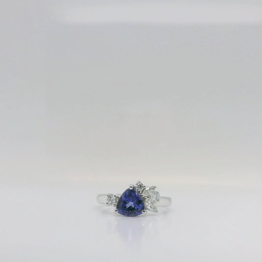 Tanzanite Trilliant Ring