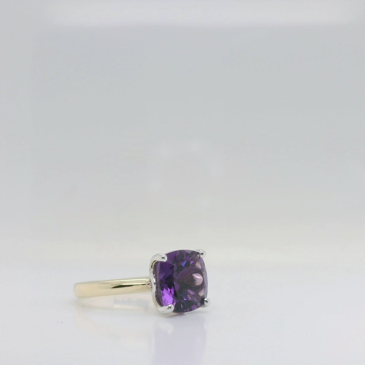 Square Amethyst Ring