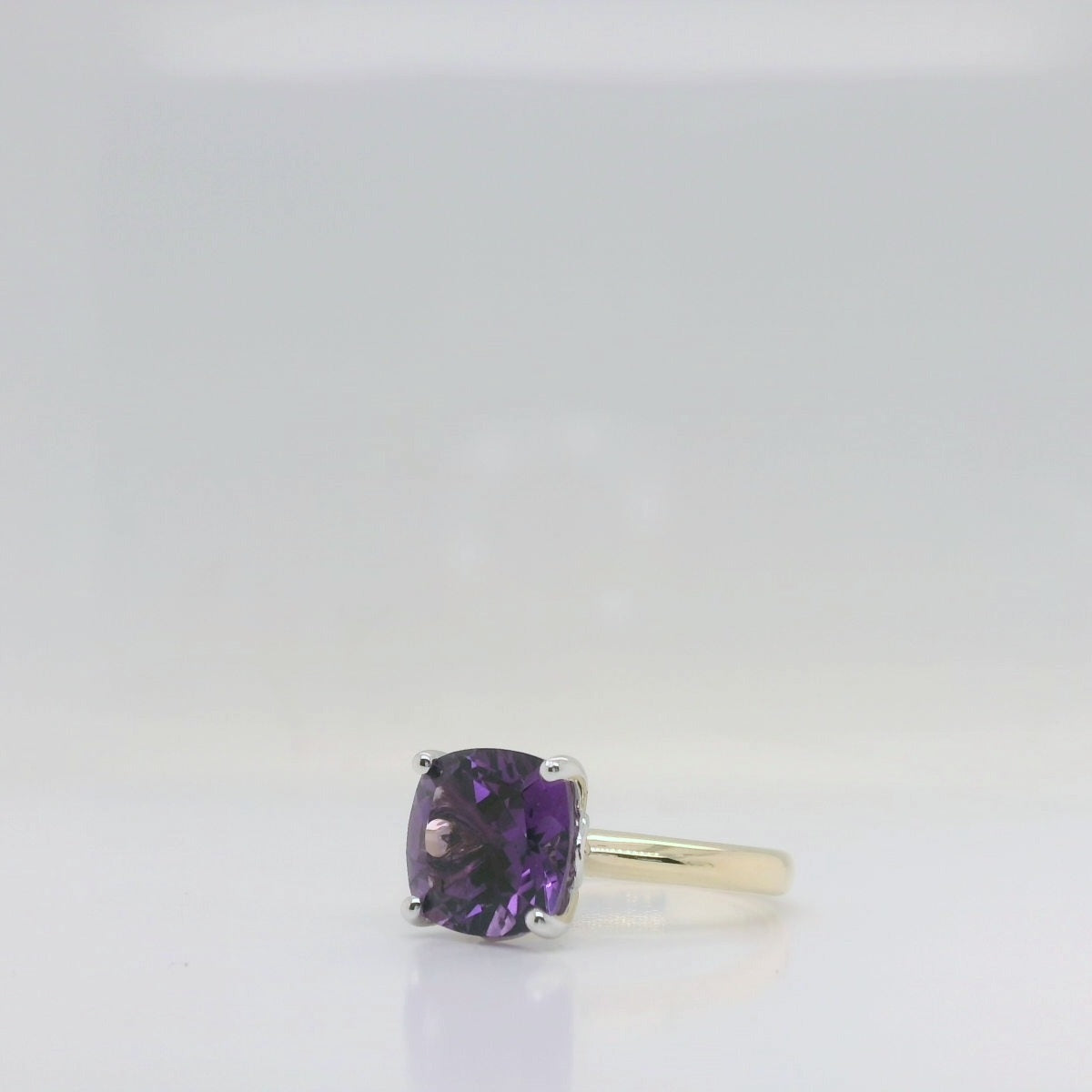 Square Amethyst Ring