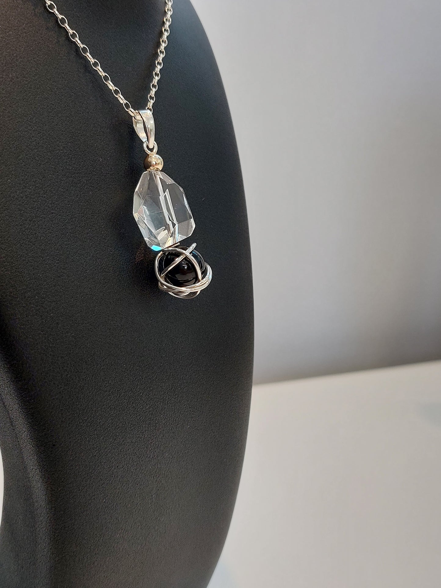 Crystal Bead Pendant