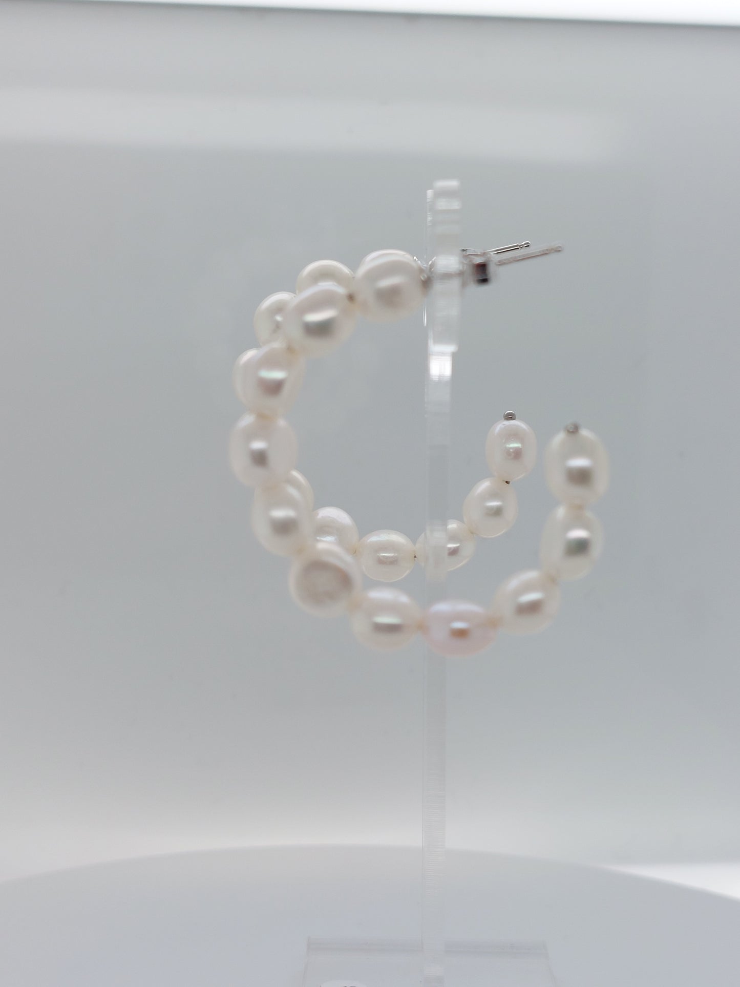 Pearl Hoops