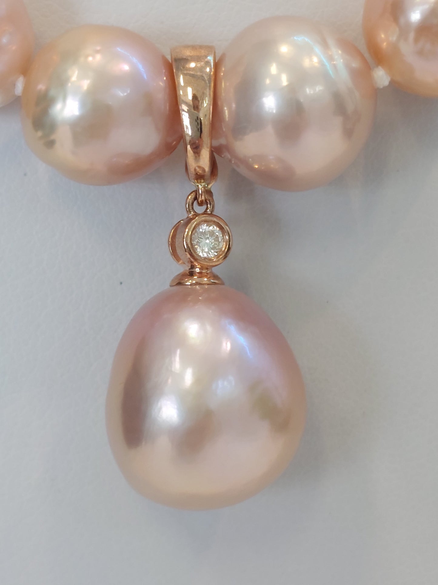Natural Pink Pearl Strand